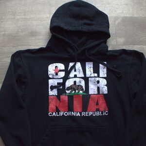 Vintage California Republic Hoodie Mens Size Small